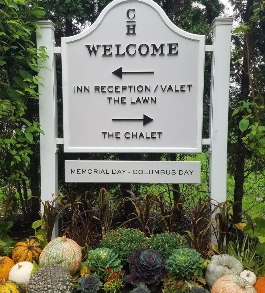 Picture of Welcome sign in Autumn