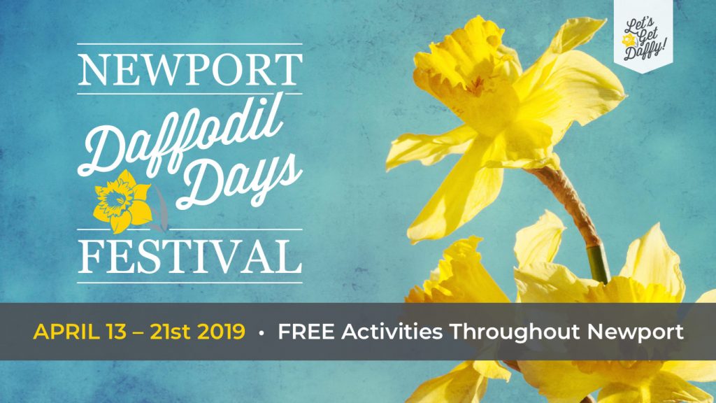 2019 Daffodil Days Festival logo from April 13 to 21, 2019