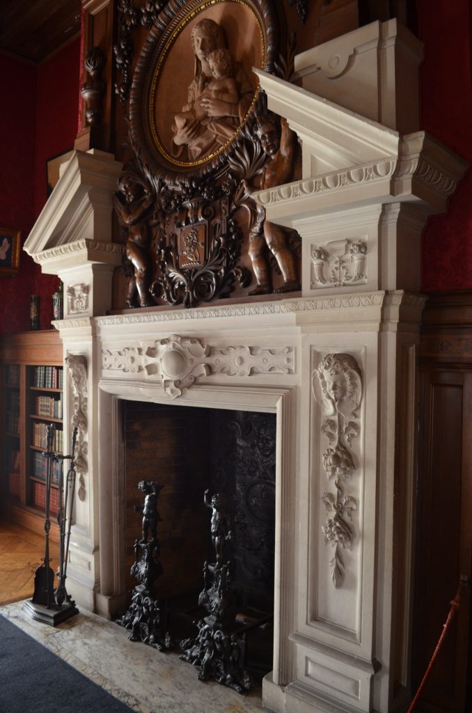 Fireplace at The Elms