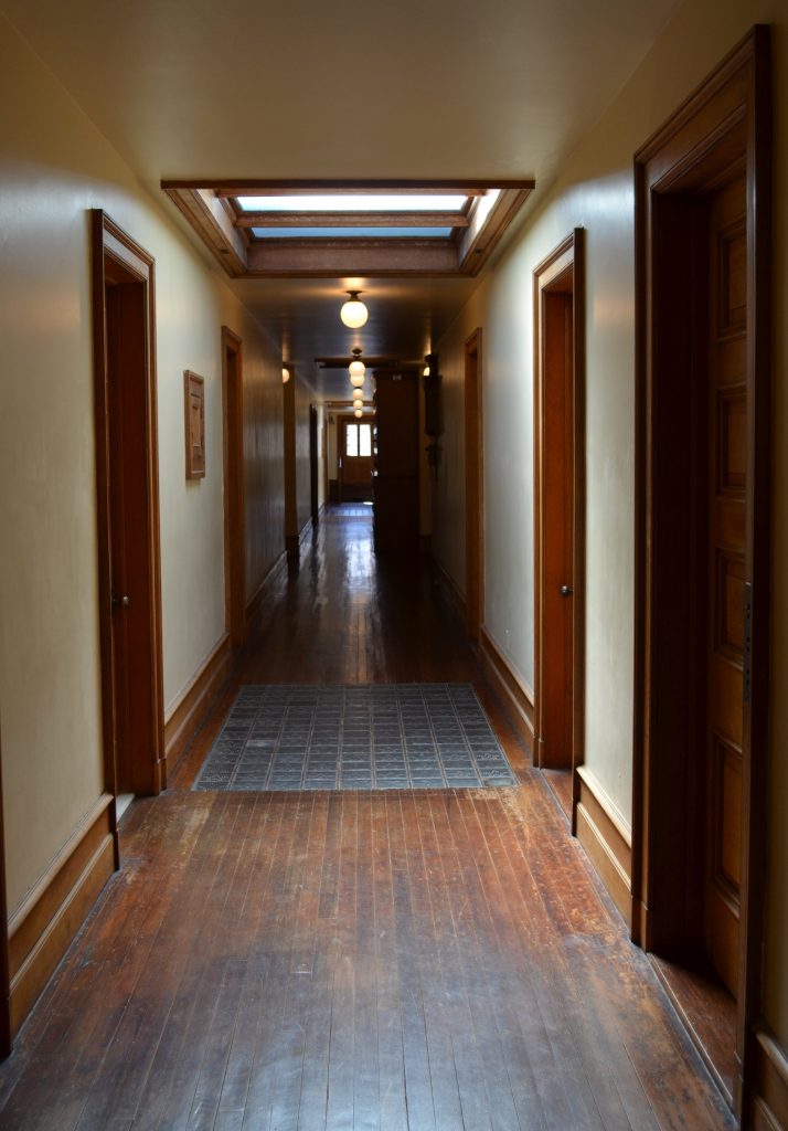 Servant Life hallway at The Elms